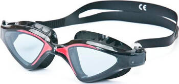 Okularki pływackie basenowe Alltoswim Milos czarno-czerwone