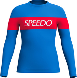 Damska Koszulka Z Długim Rękawem Ls Swim Top  racing red/bright white rozmiar L