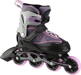 Łyżworolki Nils Extreme NA11008 szaro-fioletowy rozmiar L (39-42)