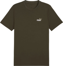 Koszulka męska Puma Ess 2 Color Small No. 1 Logo Tee oliwkowa 684717 70