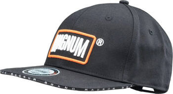 Czapka z daszkiem Magnum Lapis regulowana bawełniana czarna