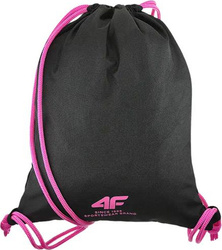 Worek plecak na buty 4F U112 czarno-różowy 4FJWSS25AGYMU112 54S
