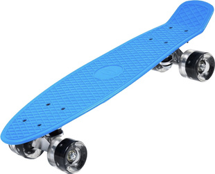Deskorolka fiszka pennyboard plastkowa Smj niebieska BS-2206 PL