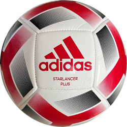 Piłka nożna adidas Starlancer Plus biało-czerwona IA0969