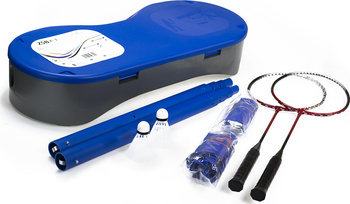 Zestaw 2w1 siatka do badmintona tenis ziemnego 2 rakiety 2 lotki Nils