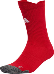 Skarpety piłkarskie adidas Football Cushioned Performance Crew czerwone JW3435