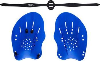 Wiosełka pływackie łapki do nauki pływania na dłonie Nils aqua NQAO10 20x13,5 cm