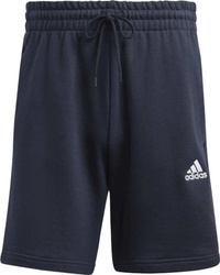 Spodenki męskie adidas Essentials French Terry 3-Stripes granatowe IC9436
