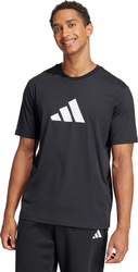 Koszulka męska adidas Future Icons Three Bar Tee czarna JI8770