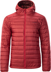 Męska kurtka zimowa pikowana Hi-tec Carson czerwona rozmiar XXL