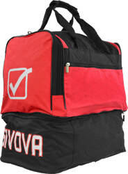 Torba sportowa treningowa podróżna Givova Medium czerwono-czarna