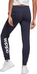 Spodnie damskie adidas Essentials Linear French Terry Cuffed granatowe IC6869