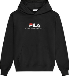 Bluza z kapturem kangurka Fila Valsera czarna FAU0227 80010