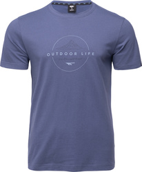 Męska Koszulka Z Krótkim Rękawem Hogan Sp  dark grey melange rozmiar M