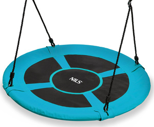 Bocianie gniazdo huśtawka Nils Camp NB5031 turkusowa średnica 100cm