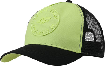 Czapka z daszkiem dla dzieci 4F U389 soczysta zieleń 4FJWSS25ACABU389 45S