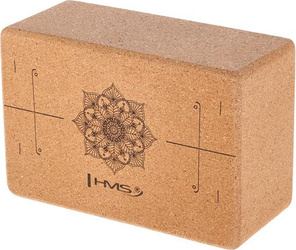 Kostka blok do jogi yogi klocek pilates ćwiczenia HMS 22 x 10 x 15 cm