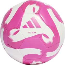 Piłka nożna adidas Tiro Club biało-różowa HZ6913