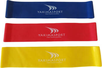 Gumy fitness Yakima Sport 3 szt. żółta, czerwona, niebieska 100114