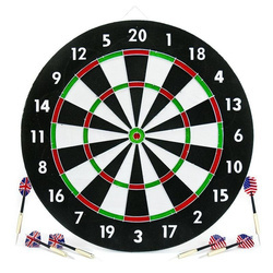 Tarcza do darta tablica papierowa 18" x 1" 45 cm   rzutki 6 sztuk