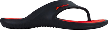 Klapki męskie Rider Cape XVIII AD czarno-czerwone 83631-BB242