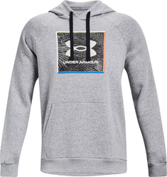 Bluza męska Under Armour UA Rival Flc Graphic Hoodie szara 1370349  011