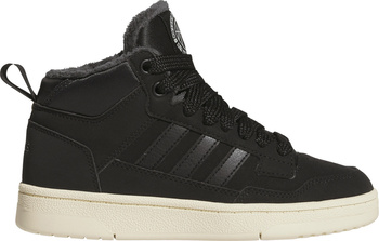 Buty dla dzieci adidas Rapid Court Mid Winterized czarne JR1027