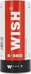 Lotki do badmintona nylonowe Wish S-360 3 sztuki