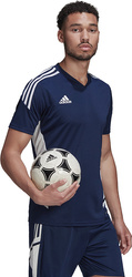 Koszulka męska adidas Condivo 22 Jersey V-neck granatowo-biała HA6291
