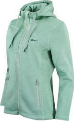 Bluza rozpinana z kapturem damska Bjorn Miravidi miętowa HE934701