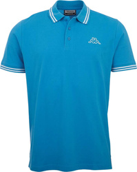 Koszulka męska polo Kappa Aleot niebieska 709361 17-4435