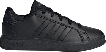Buty dziecięce adidas Grand Court Lifestyle Tennis Lace-Up czarne FZ6159