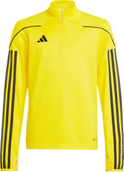 Bluza dla dzieci adidas Tiro 23 League Training Top żółto-czarna IC7880