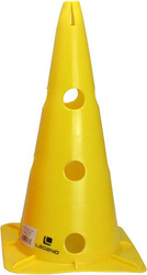 Pachołek Legend z otworami 38cm żółty