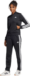 Dres damski adidas Essentials 3-Stripes TrackSuit czarny JD5434