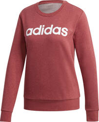 Bluza damska adidas Essentials Linear Crewneck bordowa GD2956