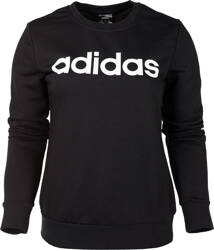 Bluza damska adidas Essentials Linear Sweatshirt czarna GL0718