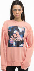 Bluza damska adidas Youforyou Sweatshirt morelowa HA2431