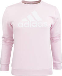 Bluza dla dzieci adidas Essentials Big Logo Sweatshirt różowa IC6119