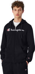 Bluza męska Champion Full Zip Hoodie czarna 220255 KK001