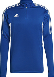 Bluza męska adidas Condivo 22 Training 1/2 zip niebiesko-biała HA6271