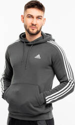 Bluza męska adidas Essentials Fleece 3-Stripes Hoodie zielona IX2366