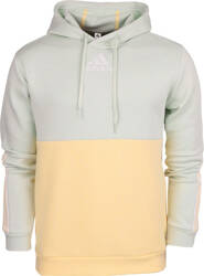 Bluza męska adidas Sportswear Colorblock Hoodie miętowo-żółta HL1982