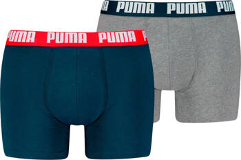 Bokserki męskie Puma Everyday Basic 2p niebieskie, szare 938320 05