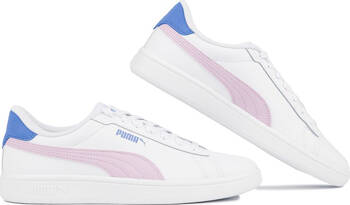 Buty sneakersy dziecięce Puma Smash 3.0 L białe 392031 13