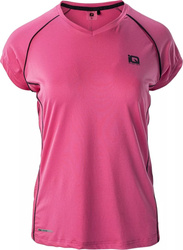 Damska koszulka z krótkim rękawem IQ PRAIA WMNS carmine rose/nightshade rozmiar XL
