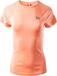 Damska koszulka z krótkim rękawem Iq cross the line MITES WMNS peach pink rozmiar S