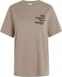 Damska koszulka z krótkim rękawem O'neill FUTURE SURF SOCIETY REGULAR T-SHIRT pumpkin smoke rozmiar S