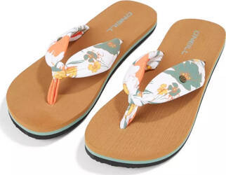 Damskie japonki O'neill DITSY SUN BLOOM™ SANDALS white bluemchen rozmiar 37