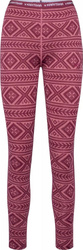 Damskie legginsy termoaktywne Kari traa Floke Pant różowe rozmiar XL